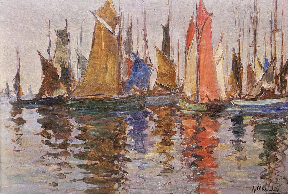 Sailing Boats in Concarneau Harbour